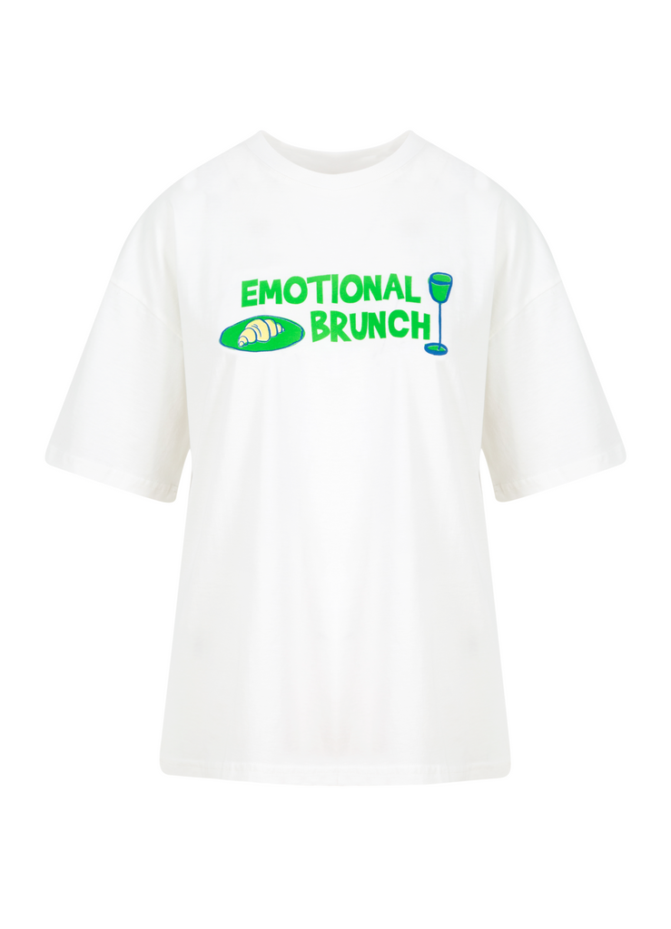EMOTIONAL BRUNCH Oversize T-shirt
